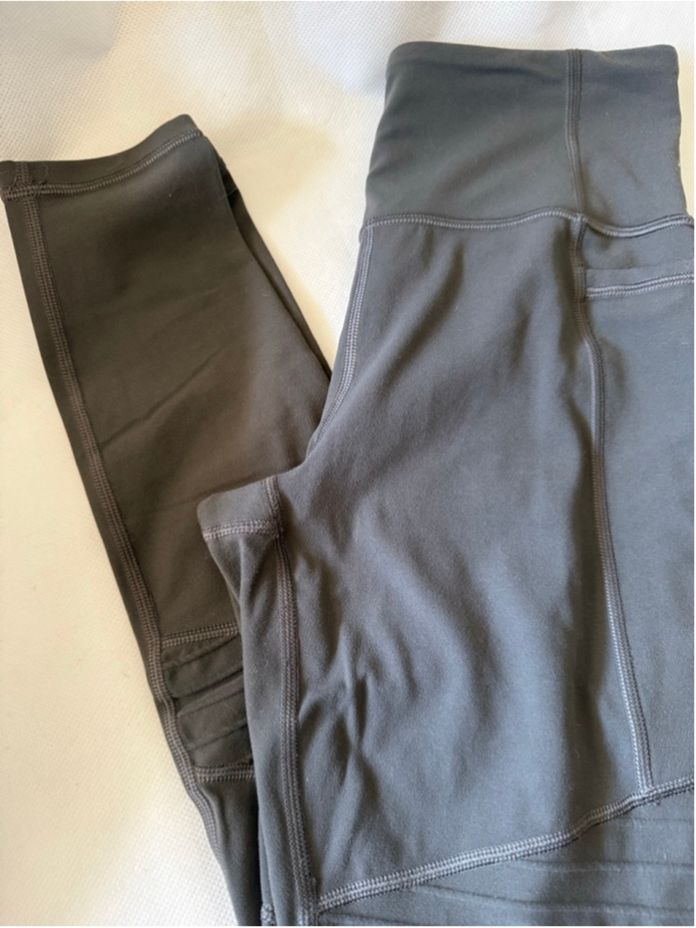 ATHLETA Inclination Moto Tight Leggings Size XS olive Green - Picture 9 of 9